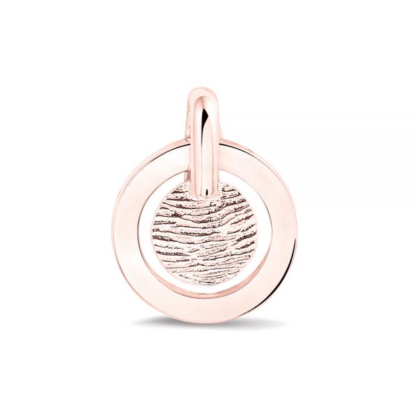 Lasered Fingerprint Rim Pendant - Afbeelding 5