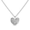Heart Engraving Pendant Large