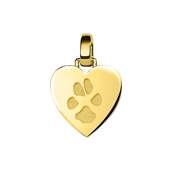 Paw Print Heart Pendant - Afbeelding 3