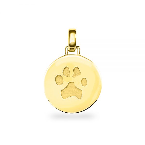 Paw Print Round Pendant - Afbeelding 3