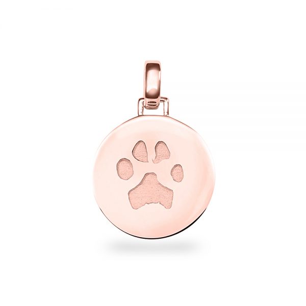 Paw Print Round Pendant - Afbeelding 2