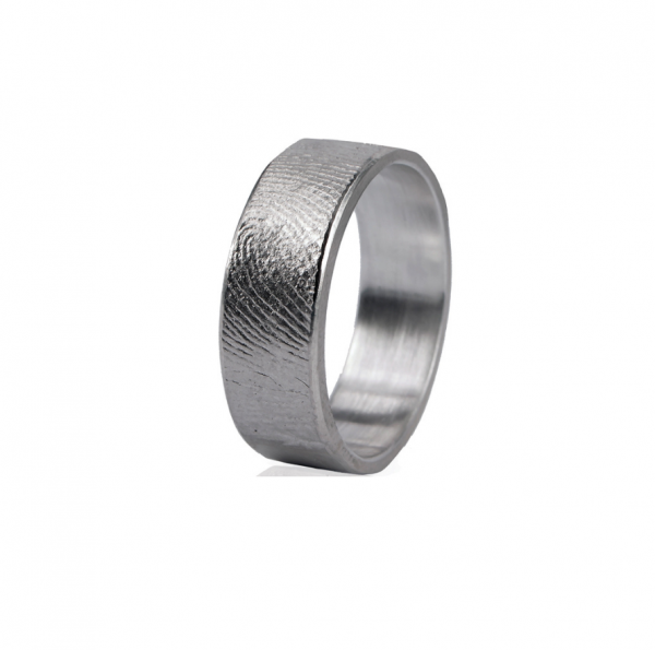 Vingerafdruk ring