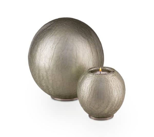 Glazen Urn Grey