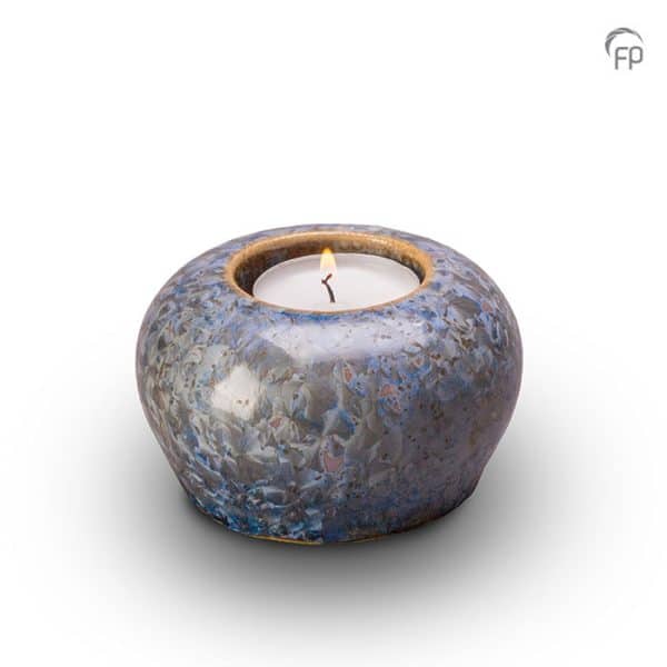 Keramische Mini Urn met waxinelichtje - Afbeelding 2