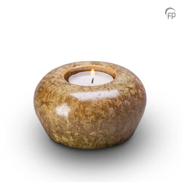 Keramische Mini Urn met waxinelichtje - Afbeelding 3